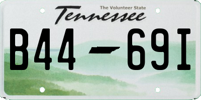 TN license plate B4469I