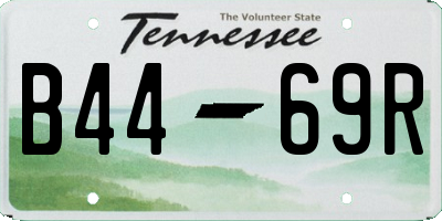 TN license plate B4469R