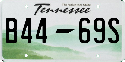 TN license plate B4469S