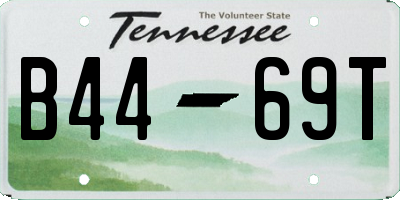 TN license plate B4469T