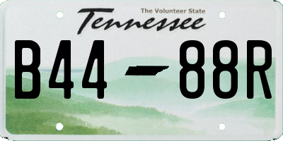 TN license plate B4488R