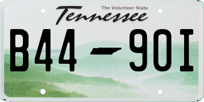 TN license plate B4490I