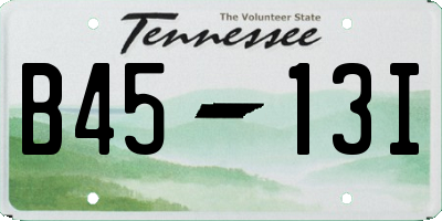 TN license plate B4513I