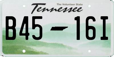 TN license plate B4516I