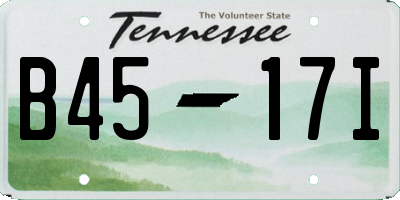 TN license plate B4517I