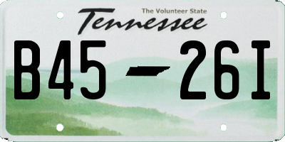 TN license plate B4526I
