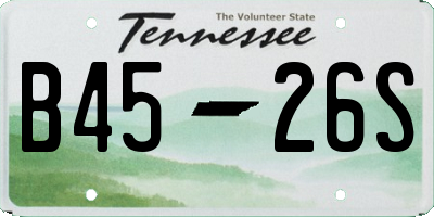 TN license plate B4526S