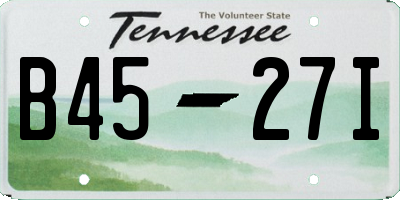 TN license plate B4527I