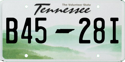 TN license plate B4528I