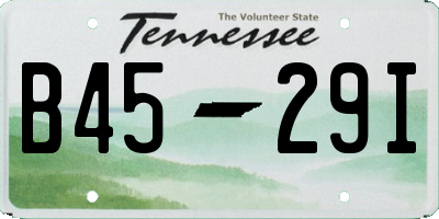 TN license plate B4529I