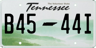 TN license plate B4544I
