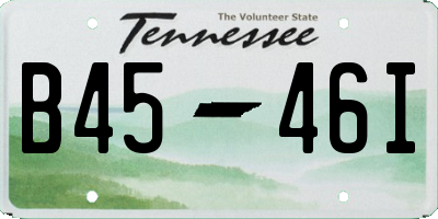 TN license plate B4546I