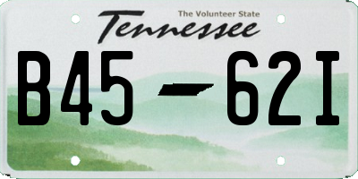 TN license plate B4562I