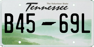 TN license plate B4569L