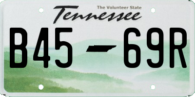 TN license plate B4569R