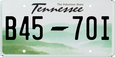 TN license plate B4570I