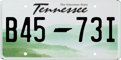 TN license plate B4573I