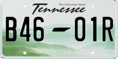 TN license plate B4601R