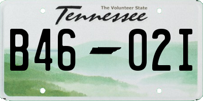 TN license plate B4602I