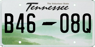 TN license plate B4608Q