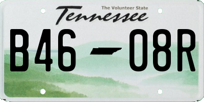 TN license plate B4608R