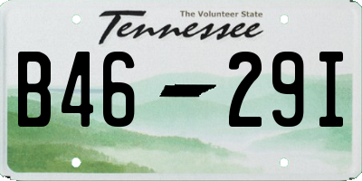 TN license plate B4629I
