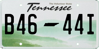 TN license plate B4644I