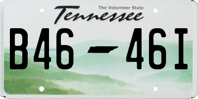 TN license plate B4646I