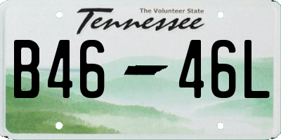 TN license plate B4646L