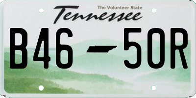 TN license plate B4650R