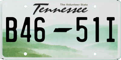 TN license plate B4651I