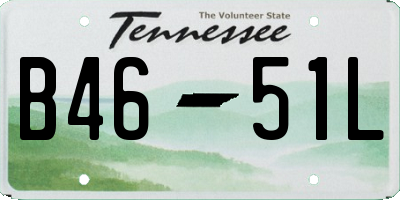 TN license plate B4651L