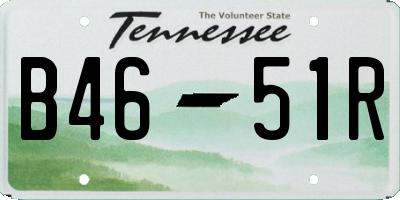 TN license plate B4651R