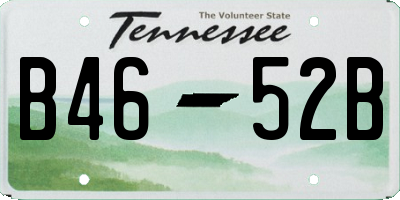 TN license plate B4652B
