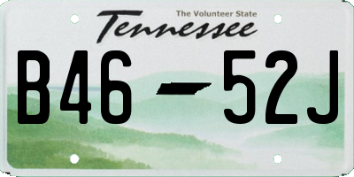 TN license plate B4652J