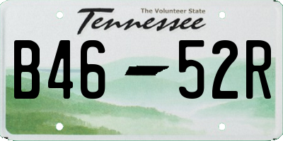 TN license plate B4652R