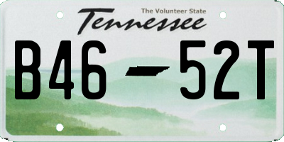 TN license plate B4652T