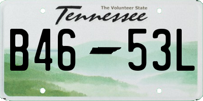 TN license plate B4653L