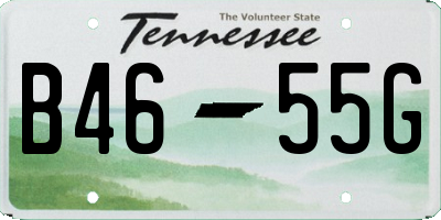TN license plate B4655G