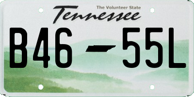 TN license plate B4655L