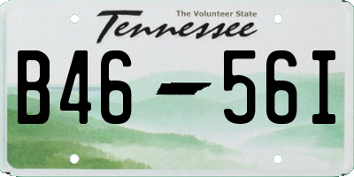 TN license plate B4656I