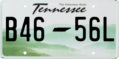 TN license plate B4656L