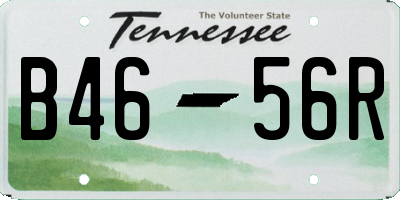 TN license plate B4656R
