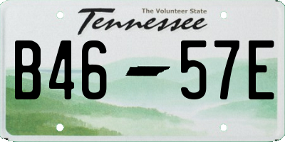TN license plate B4657E