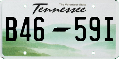 TN license plate B4659I