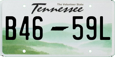 TN license plate B4659L