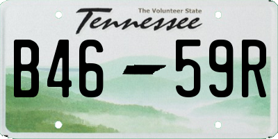 TN license plate B4659R