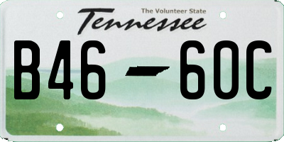 TN license plate B4660C