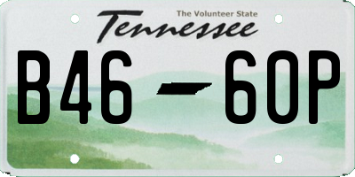 TN license plate B4660P