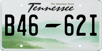 TN license plate B4662I